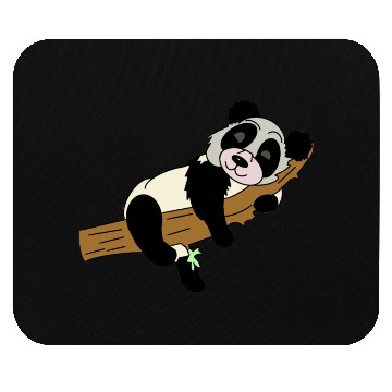 Discover Little sleeping panda Mouse Pads