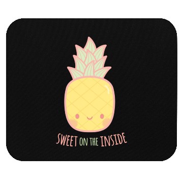 Discover Cute Sweet On the Inside Pineapple Mouse Pads