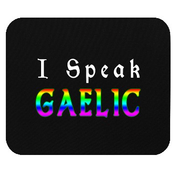 Discover St Patricks Day Rainbow LGBT | I Speak Gaelic Mouse Pads