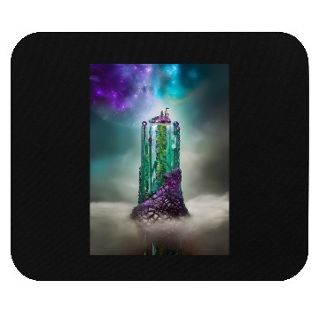 Discover Cosmic Gemstone and Glass \|/ Universe Mouse Pads
