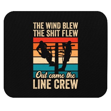 Discover Funny Electrical Lineman Saying Thank A Lineman Mouse Pads