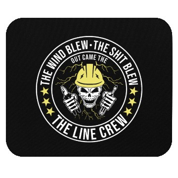 Discover Funny Electrical Lineman Saying Thank A Lineman Mouse Pads