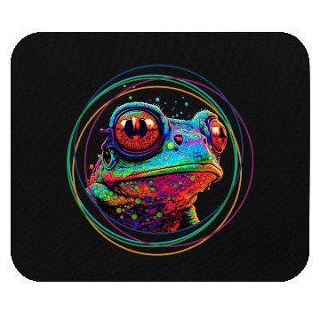 Discover color frog Mouse Pads