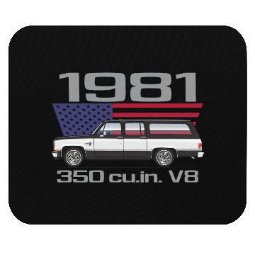 Discover 1981 Midnight Black Mouse Pads