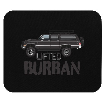 Discover BURBAN Midnight Black Mouse Pads