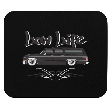 Discover LOWLIFE Midnight Black Mouse Pads