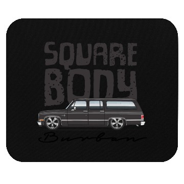 Discover SQUARE Midnight Black Mouse Pads