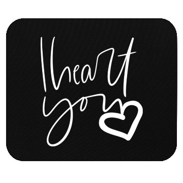 Discover I love you Mouse Pads