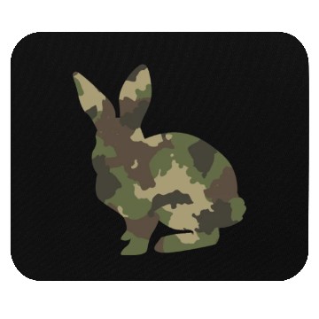 Discover Bunny Camouflage Mouse Pads