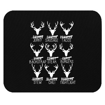 Discover Christmas Reindeer Hunter Mouse Pads Deer Hunter Gift