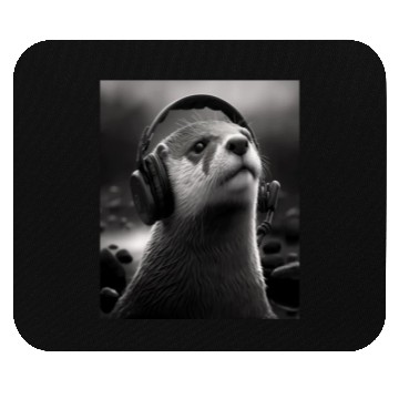 Discover Musician Animal Pet Owners Otter Music Lover Mouse Pads