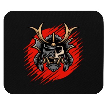 Discover Bushido kabuki samurai japan graphic devil mask Mouse Pads