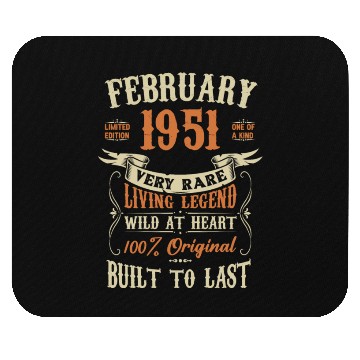 Discover February 1951 Birthday Surprise Mouse Pads