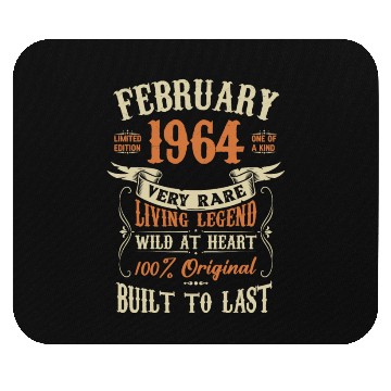 Discover February 1964 Birthday Surprise Mouse Pads
