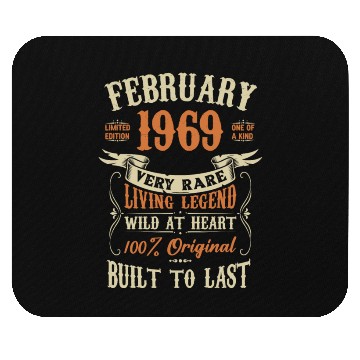 Discover February 1969 Birthday Surprise Mouse Pads