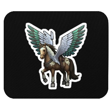 Discover horse horses horse riding pixel Mouse Pads