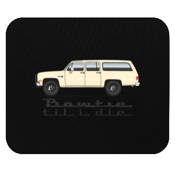 Discover bowtie Santa Fe Tan Mouse Pads