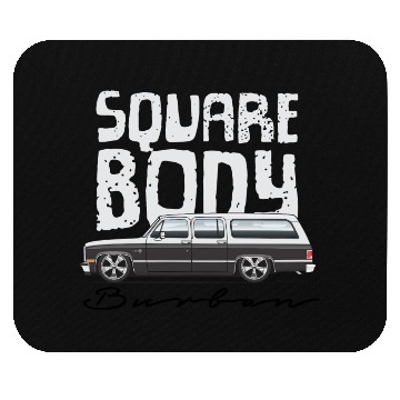 Discover square body Frost White Mouse Pads