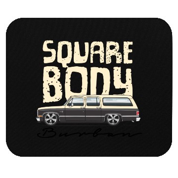 Discover square body Santa Fe Tan Mouse Pads