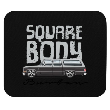 Discover square body Light Silver Mouse Pads