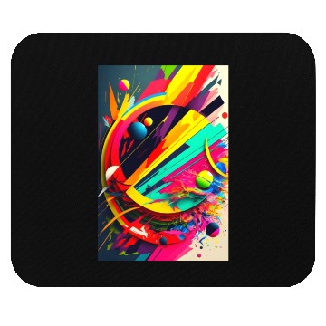 Discover Colorful Abstract Poster Mouse Pads
