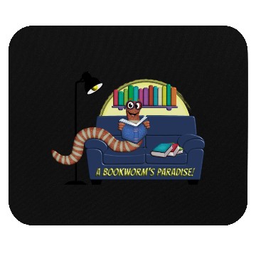 Discover A Bookworm's Paradise Mouse Pads