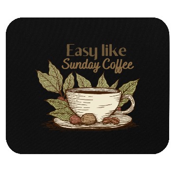 Discover Sunday coffee Mouse Pads