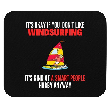 Discover Windsurfer Wave Ocean Windsurfing Sailboarding Mouse Pads
