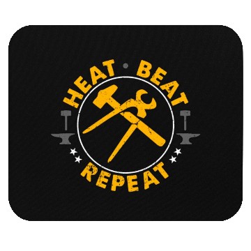 Discover Forging Heat Beat Repeat Iron Worker Blacksmiths Mouse Pads