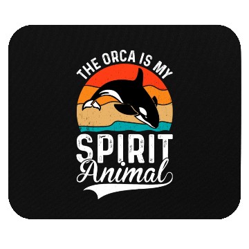 Discover The Orca My Spirit Animal Mouse Pads