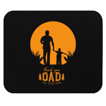 Discover Dad Thank You Mouse Pads