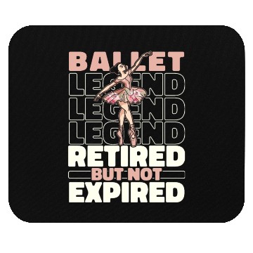 Discover Ballet Ballerina Retired Mouse Pads