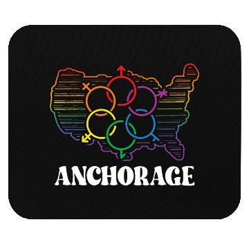 Discover Anchorage Pride Month Pride Flag LGBT Community LG Mouse Pads
