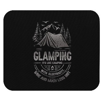 Discover Glamping Definition Glamper Its Like Camping Spark Mouse Pads