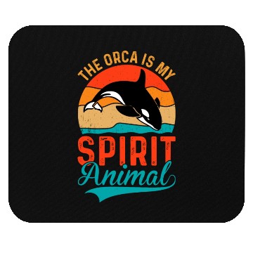 Discover The Orca My Spirit Animal Mouse Pads