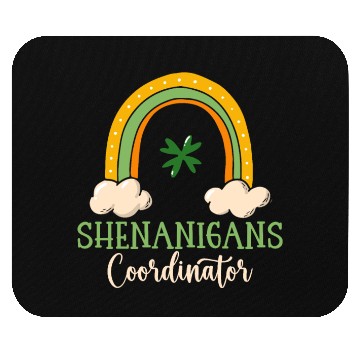 Discover Shenanigans Coordinator Funny St Patricks Day Mouse Pads