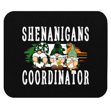 Discover Shenanigans Coordinator Funny St Patricks Day Mouse Pads