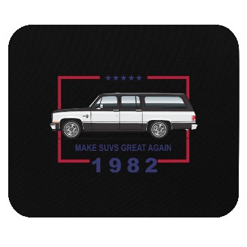 Discover 1982 Midnight Black Mouse Pads