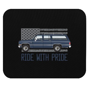 Discover ride Midnight Blue Mouse Pads