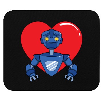 Discover Robot Love Mouse Pads