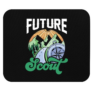 Discover Future Scout Outdoor Hiking Scouting Scouts Mouse Pads
