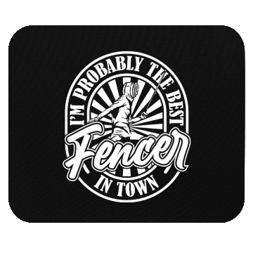 Discover Fencing Fencer Mouse Pads