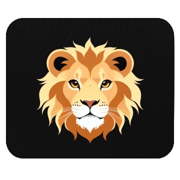 Discover Royal Cartoon Lion - King of the Jungle 1 Mouse Pads