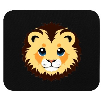 Discover Royal Cartoon Lion - King of the Jungle 8 Mouse Pads