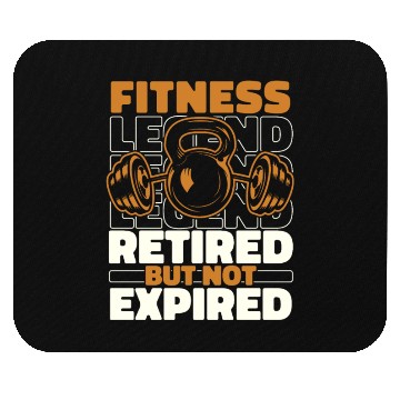 Discover Fitness Workout Gym Retired Mouse Pads