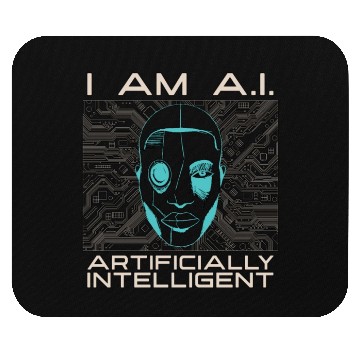 Discover Artificial Intelligence I Am A.I Computer Science Mouse Pads