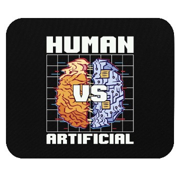 Discover Artificial Intelligence Human VS Engineer Robotics Mouse Pads