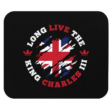 Discover King Charles 3rd British Flag Coronation Mouse Pads
