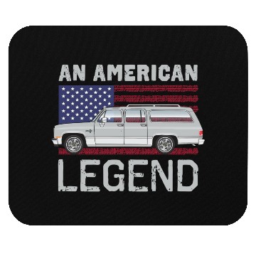 Discover legend Light Silver Mouse Pads