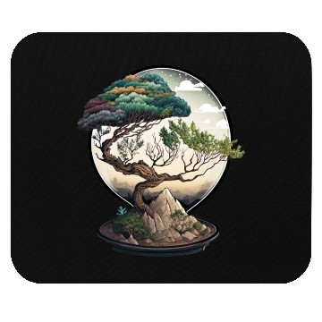 Discover Bonsai Tree Terrarium Mouse Pads